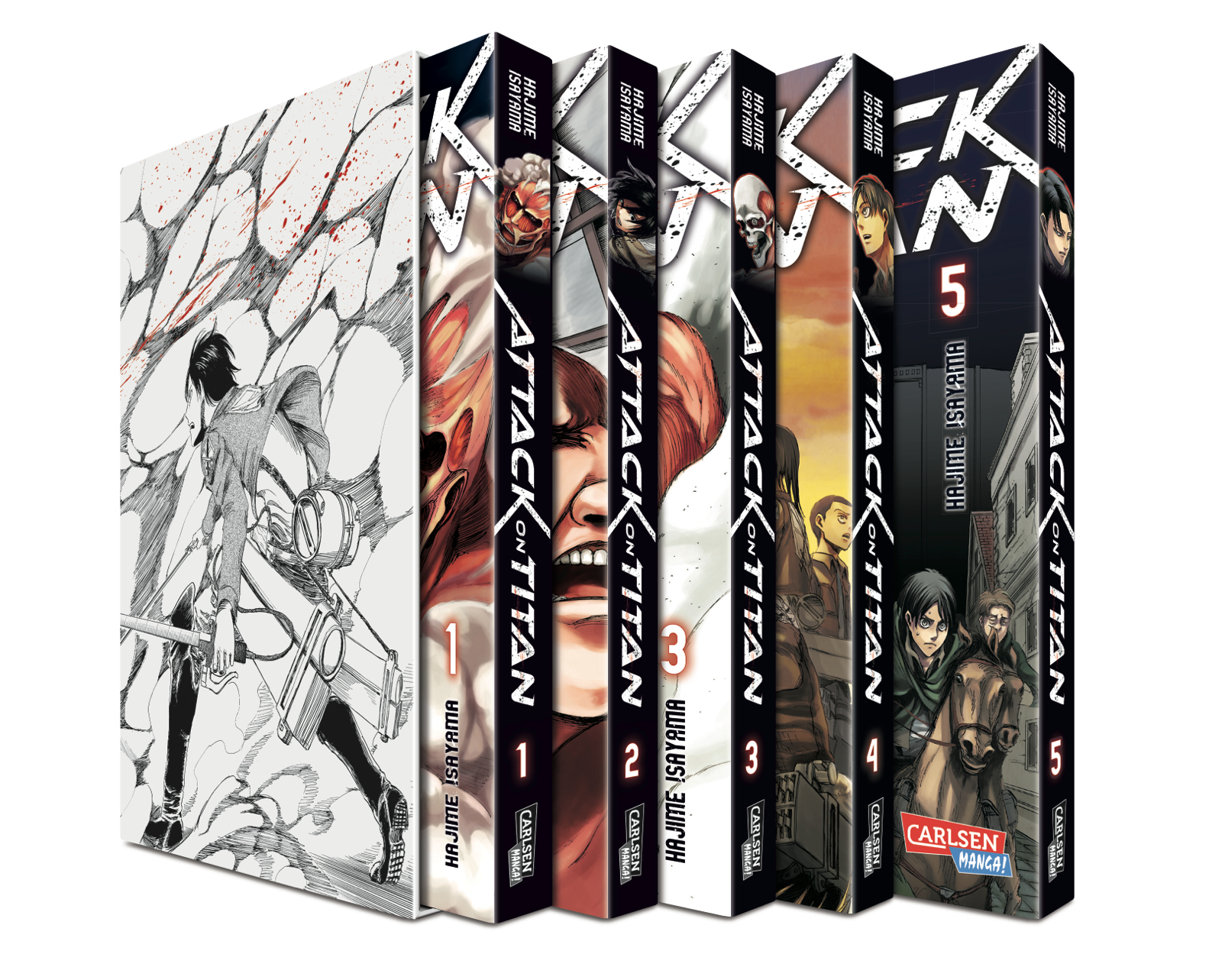 Attack On Titan Staffel 3 Sammelschuber Attack on Titan, Band 1-5 – Sammelschuber | Manga Passion