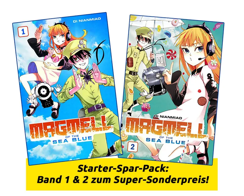 Magmell Of The Sea Blue Scan 1 Vf Magmell of the Sea Blue, Band 1 & 2 – Starter-Spar-Pack | Manga Passion